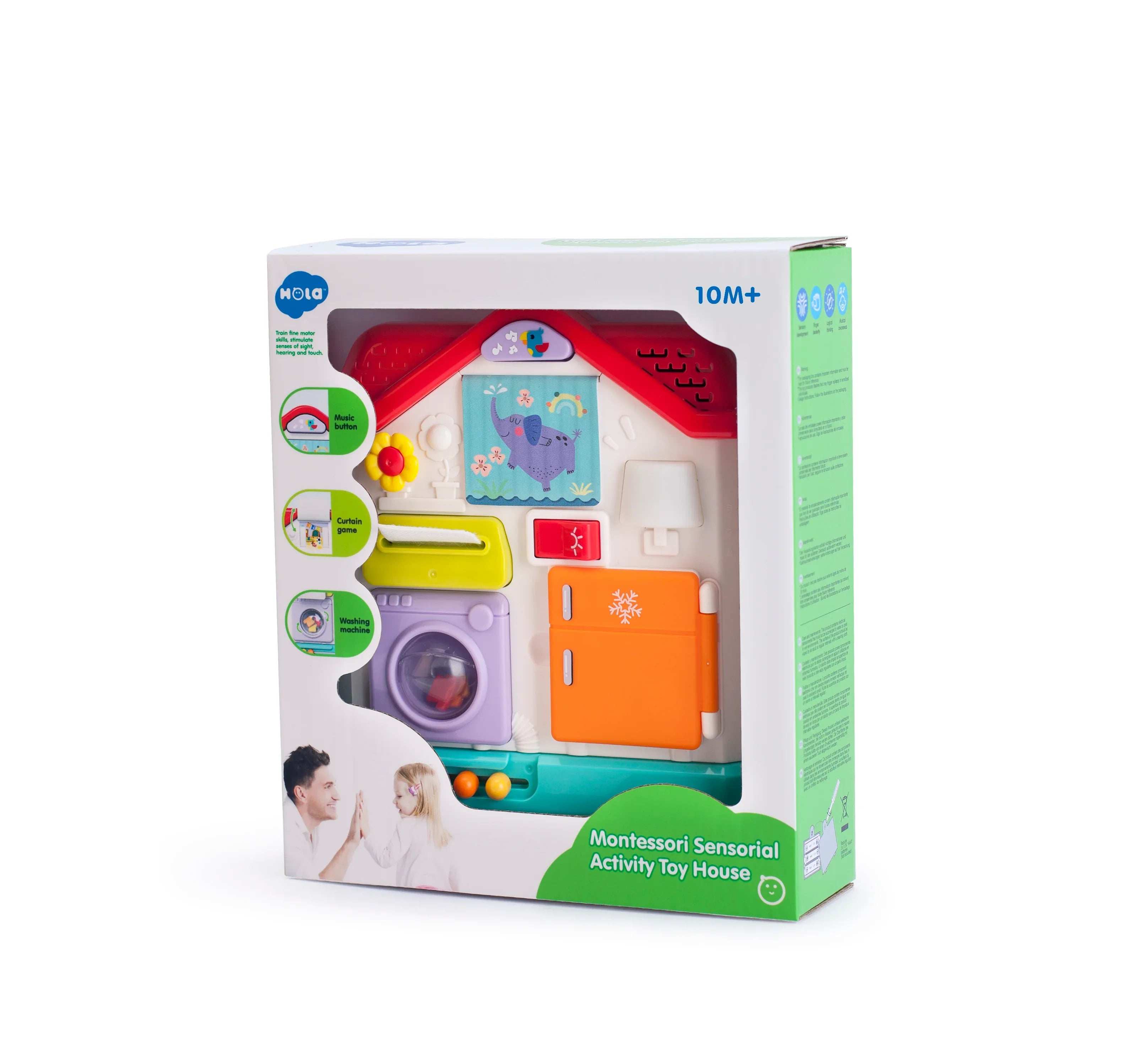 Hola Montessori Sensorial Activity Toy House – Baby Toys Kuwait Online Shopping